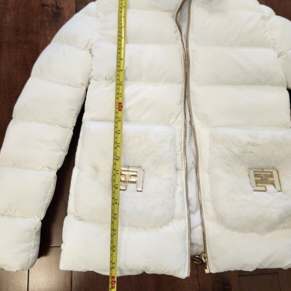 Elisabetta Franchi women's white jacket in size medium - Picture 13 of 16